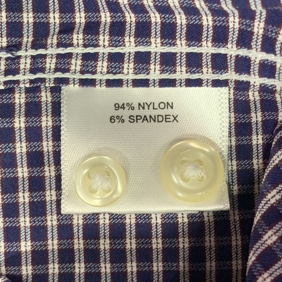 Peter Millar Summer Comfort Men's Button Up Long Sleeve Plaid Check Shirt Size L - Picture 5 of 11